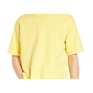 T-Shirt Gialla BP Premium in Cotone Girocollo Stile Hip Hop, Jersey Compresso 180gsm con Design Semplice e Logo Stampato, Taglia XXL - Product Image 2