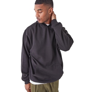 เสื้อฮู้ดสวมหัวโอเวอร์ไซส์300 GSM สำหรับผู้ชายเสื้อฟลีซแข็งพิมพ์ลายสกรีน - Product Image 1