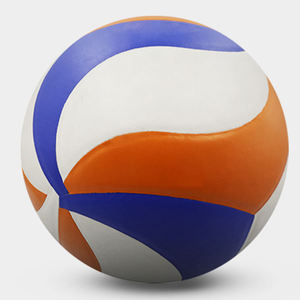 Ballon de volley-ball en PVC laminé taille 5 Ballon de volley-ball de plage en fusion promotionnel de bonne qualité avec logo de conception vente en gros - Product Image 2