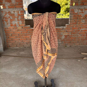 Imprimé floral pas cher prix taux Sexy longs sarongs traditionnel imprimé fleuri paréos et écharpes femmes vêtements de plage sarongs - Product Image 6