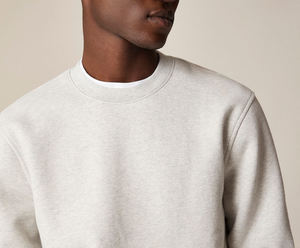 Sweat-shirt pour homme en gros, poids lourd, logo personnalisé, tissu respirant, col rond, pull oversize, vêtements d'hiver pour homme - Product Image 4