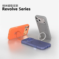 Pour Samsung Galaxy S27 Ultra/S27 Pro/S27 Plus/S26 FE/A27/57/37 Série Revolve 360 °   Étui de téléphone magnétique anti-chute avec support rotatif