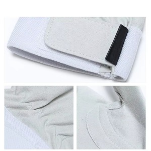 Gants de travail de mécanicien en cuir de chèvre/coton approuvés Gants d'assemblage industriel léger Asentajansormikas Gants de sécurité - Product Image 4