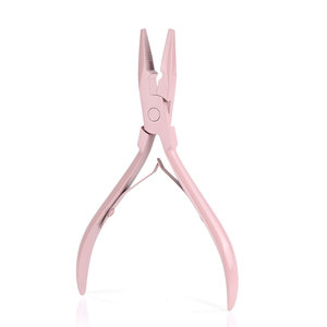Pinces à extensions de cheveux, collage en acier inoxydable, enlever les pinces à extensions de cheveux, outils de bande d'extension de cheveux Micro Links - Product Image 1