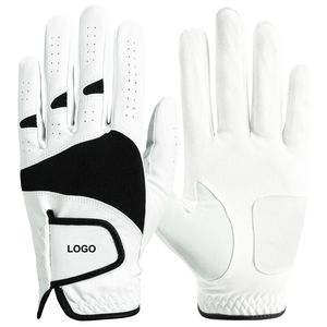 Gants de golf en cuir Cabretta pour hommes et femmes, extensibles, respirants, taille personnalisée, main gauche, sport, extérieur, vente en gros - Product Image 1