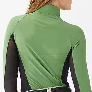 Etiqueta privada Logotipo personalizado Capas de base para montar a caballo Transpirable Peso ligero Capas de base para montar a caballo - Product Image 4