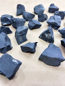 Shungite brute, cristal de guérison naturel, pierre brute, Reiki, chakra, méditation, protection énergétique, décoration de la maison, pierre cadeau - Product Image 2