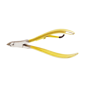 Custom Made Nail Nipper Single Spring <b>Cuticle</b> <b>Trimmer</b> Gold Handle Dead And Hard Skin Remover <b>Cuticle</b> Nipper - Product Image 6