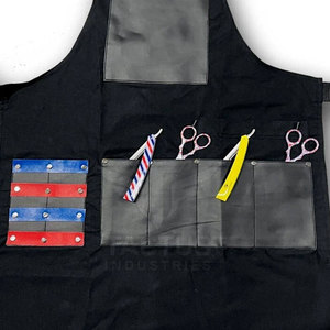 Breathable Lightweight Fabric Barber <b>Aprons</b> Comfortable Wear Custom Design Barber <b>Aprons</b> For Online Sale - Product Image 5