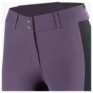 Culotte d'équitation de compression taille haute personnalisée OEM Leggings d'équitation western pour femmes en couleur violette - Product Image 6
