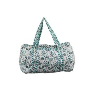 Encantadora bolsa de maquillaje acolchada Vintage, forro de algodón, dos correas, cremallera, letra Floral para gimnasio, viajes, deportes de verano, día de la madre, otoño - Product Image 6