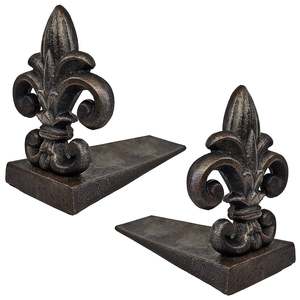 Tope de puerta de Metal de diseño de tendencia, chapado en oro antiguo, la mejor forma para Hardware de construcción, Tope de puerta de hogar y Hotel - Product Image 4