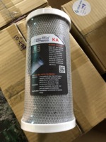 Filter air karbon aktif Ion nano-silver biru besar 10"