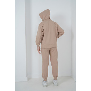 Conjunto de chándal con capucha estampado con cremallera de doble hilo para niños Diseño de impresión de moda Cómodo de llevar - Product Image 2