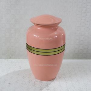 Fabricante de urnas de cremación Urnas de cremación con imagen de aluminio grabadas a mano para cenizas humanas Urnas de ceniza de latón para funeral - Product Image 2