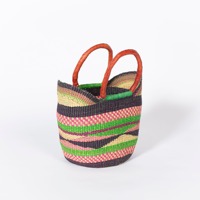 Bolgatanga sacs de jonc de mer tressé à la main sac de designer d'herbe de mer panier organisateur de paille de choix