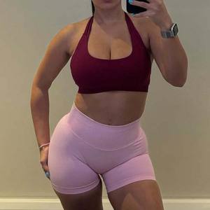 Nouveaux vêtements de sport pour femmes Mini jupe respirant deux en un ensembles de gymnastique avec poche latérale conception personnalisée short en maille shorts pour femmes - Product Image 4