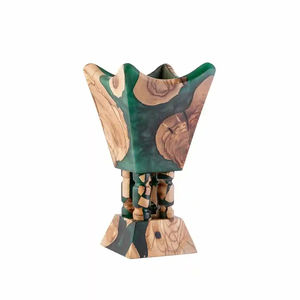 Handcrafted Wooden Epoxy Resin <b>Bakhoor</b> Burner Elegant <b>Oud</b> Burner & Eid Mubarak Gift - Product Image 6