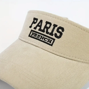 Gorra de visera, sombrero ajustado de marca con logotipo personalizado de Vietnam, sombrero de pana sin estructura en blanco, sombrero ajustado de estilo lujoso de diseñador - Product Image 3