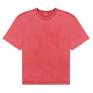 Oversized solid cotton women t-shirt | soft breathable <b>fabric</b> standard sleeves perfect for relaxed wear - Product Image 1