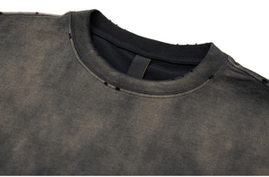 Logo personnalisé 100% coton T-shirt sonnerie pour homme Vintage Monkey Print Oversized High Jersey Unisex 3D Puff Slim Fit T-shirt pour hommes - Product Image 4