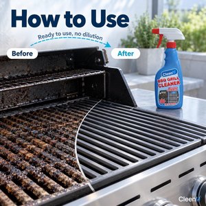 Spray detergente per barbecue 500ml, sgrassatore per griglie da esterno, detergente per griglie, coperchi, cappe e ripiani laterali, OEM all'ingrosso - Product Image 4