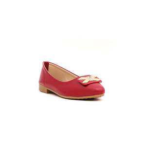 Women's Red Formal Stilettos <b>Pumps</b> KD0742 <b>High</b> <b>Heel</b> Shoes with Ankle Strap PU Insole Slip-On Closure for Wedding Season - Product Image 2