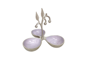 Decoración de mesa de Metal de aluminio plateado duradero hecho a mano, cuenco para servir comida para el hogar, comedor para dátiles, Chocolate seco, 50 Uds. - Product Image 5