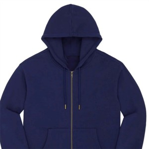 Classic Men Navy <b>Full</b>-<b>Zip</b> <b>Hoodie</b> Versatile and Cozy <b>Hoodie</b> for Year-Round Comfort, Great for Casual Wear, Sports, and Travel - Product Image 6