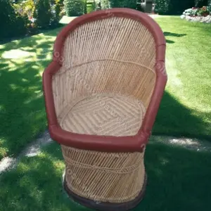 Großhandel zuverlässig hervorragende Qualität Bambus Outdoor-Möbel Stuhl für Terrasse Rasen im Freien Garten Zuhause Balkon für Wohnzimmer
