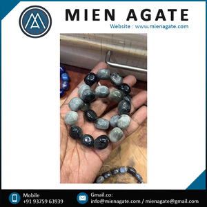 2024 Bracelets d'oeil de chat de guérison en cristal naturel à la mode Bracelets en pierre d'oeil de chat colorés naturels - Product Image 2