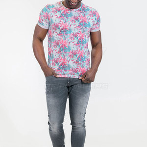 T-shirts décontractés pour hommes de haute qualité, coupe régulière, respirants, à séchage rapide, en coton et polyester - Product Image 5