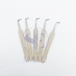 Gran oferta, pinzas de punta de fibra de volumen de extensión de pestañas de acero inoxidable 90D, pinzas de pestañas postizas sostenibles - Product Image 6