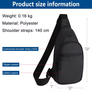 SFI último diseño Oxford portátil logotipo personalizado Sling Bag al aire libre correr bandolera pecho bolsas para damas - Product Image 4