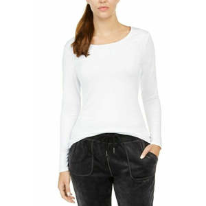 32 Degrees Ropa interior térmica cálida y cómoda para mujer, talla extra grande, de algodón, manga larga, color blanco - Product Image 1