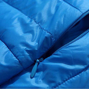 Gilet matelassé personnalisé pour homme, logo, chaud, léger, toile imperméable, sans manches, matelassé, fermeture éclair, veste sans manches, capuche - Product Image 4