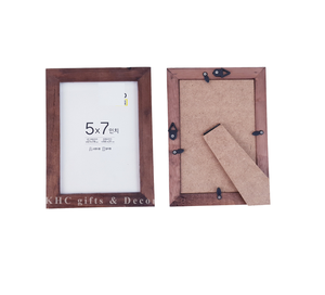 Fabrication EXW Prix Nouveau Design Home Decor Wall Art Décoration 5x7 A4 A5 8x12 6x8 Vente en gros Cadre photo en bois naturel - Product Image 1
