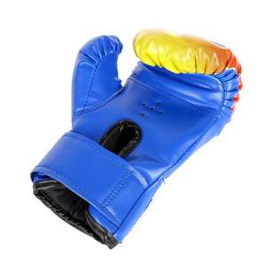 ถุงมือชกมวยสำหรับผู้ชายถุงมือหนัง PU สำหรับการฝึกซ้อมแบบมืออาชีพถุงมือเล่นกีฬา - Product Image 3