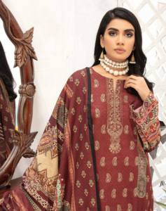 Personnalisable 3 pièces Punjabi Patiyaia Lawn Dress brodé cou prêt à porter Salwar Kameez Suit pour les tailles pakistanaises indiennes - Product Image 6