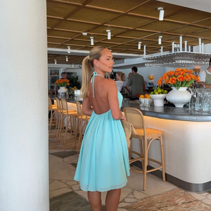 <span class=keywords><strong>Abito</strong></span> Casual Sexy da Donna su Misura, Vestito Aderente con Pieghe e Laccetti, <span class=keywords><strong>in</strong></span> <span class=keywords><strong>Maglia</strong></span> Jacquard, Taglia Americana, OEM - Product Image 6