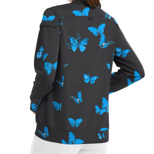 Uniformes Médicos para Mujer al por Mayor, Uniformes Quirúrgicos de Rayón y Elastano, Chaquetas de Hospital Elásticas para Enfermería, Impresión por Sublimación - Product Image 4