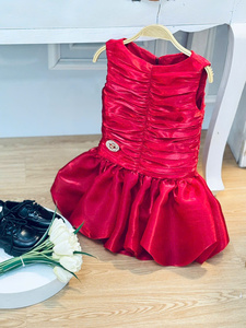 Vestido Ajustado de Princesa para Niñas, Hecho de Tela Súper Brillante, para Fiestas, Hecho en Vietnam - Product Image 5