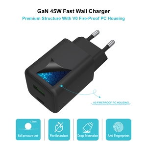 <span class=keywords><strong>Cargador</strong></span> Inteligente GaN <span class=keywords><strong>de</strong></span> 45W PD para <span class=keywords><strong>iPhone</strong></span> y Samsung, <span class=keywords><strong>Cargador</strong></span> Súper Rápido <span class=keywords><strong>de</strong></span> Escritorio, <span class=keywords><strong>Cargador</strong></span> <span class=keywords><strong>de</strong></span> Pared USB C para Teléfono Móvil <span class=keywords><strong>de</strong></span> 45W PPS - Product Image 6