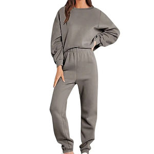 Custom Men Heavyweight Cotton Patchwork Sweatsuit Distressed Acid Wash Applique <b>Embroidery</b> Sweatpants and Pullover Hoodie <b>Set</b> - Product Image 1