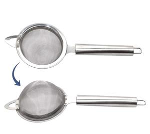 Colador de malla doble de acero inoxidable personalizable Apto para lavavajillas para té, café, aceite de leche en cocina y fiesta - Product Image 3