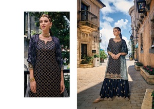 Dernier costume de travail Khatli non brodé au menton lourd avec vente en ligne de la collection indienne et pakistanaise Dupatta - Product Image 3