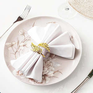 ห่วงใส่ผ้าเช็ดปากอลูมิเนียมพรีเมี่ยมแบบคลาสสิกเป็นมิตรต่อสิ่งแวดล้อมอุปกรณ์เสริมทนทานสำหรับโรงแรมร้านอาหารปาร์ตี้ในครอบครัว - Product Image 5