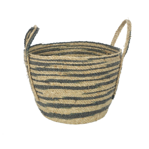 Prix de gros jonc de mer jacinthe d'eau Jute panier tissé organisateur de vanité pour l'organisation de stockage de cuisine - Product Image 1