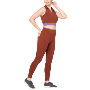 Conjunto de Yoga para Mujer de Alta Calidad, Superventas, Talla Grande, Impermeable, Transpirable, Ecológico, de Cintura Alta, en Oferta - Product Image 5