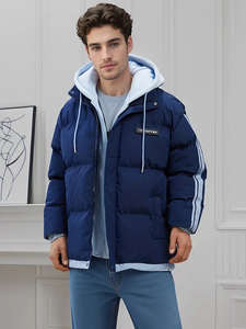 Ventes en gros de parkas d'hiver personnalisées pour hommes, doudounes et manteaux en duvet pour hommes, manteaux rembourrés simples pour hommes - Product Image 5